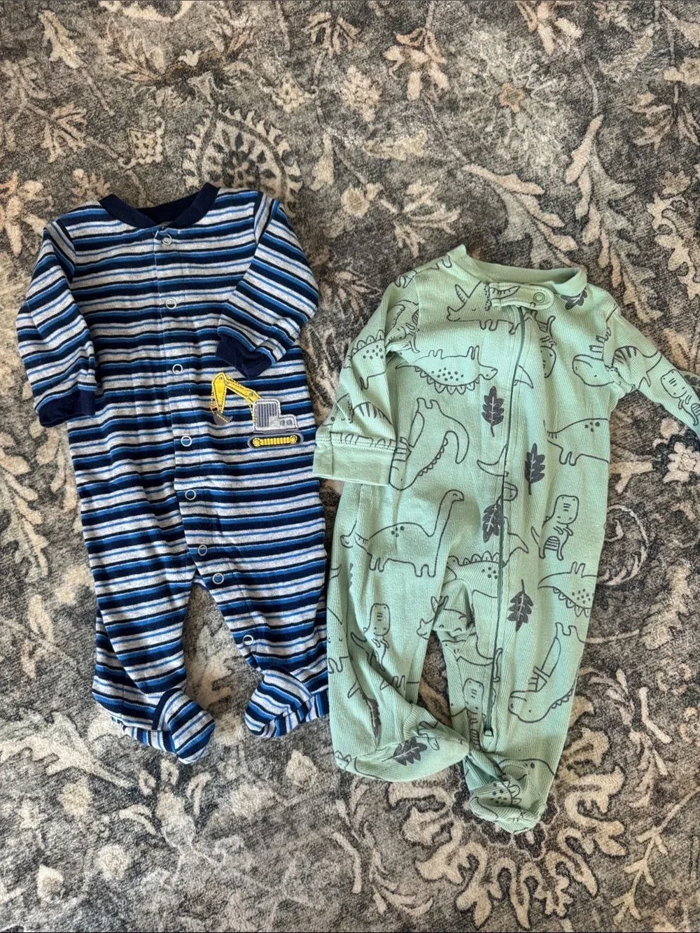 Bundle of 12 Baby Footed PJs